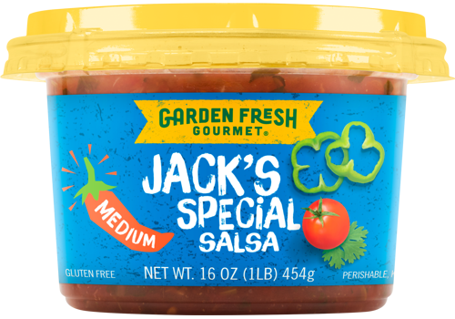 Jacks Medium Salsa Garden Fresh Gourmet