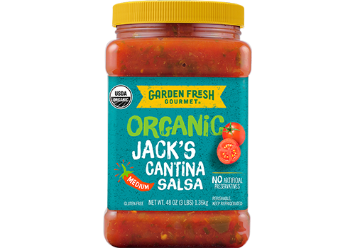 Organic Jacks Cantina Medium Salsa Garden Fresh Gourmet